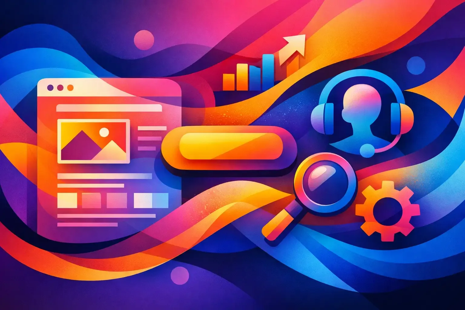 A homepage layout that works for a service business
