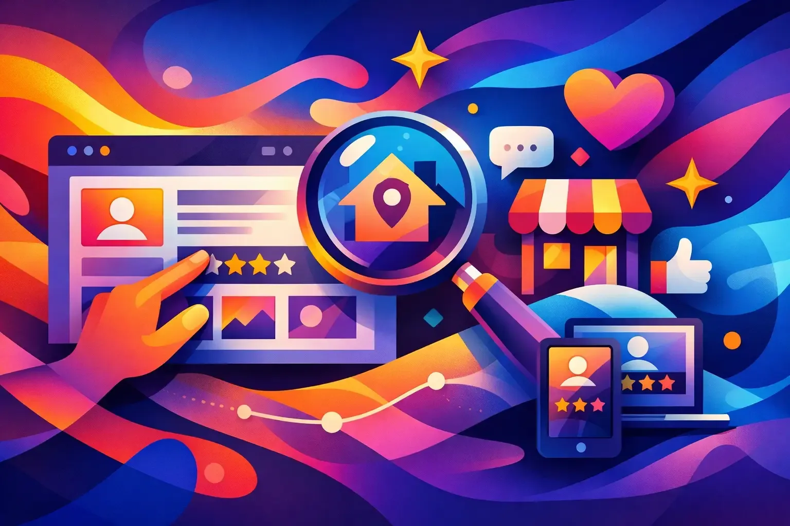 Judging a web designer by their local business reviews
