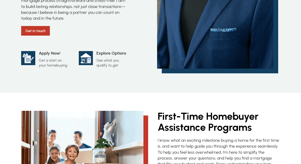 Loans by Gary services section outlining the loan programs offered