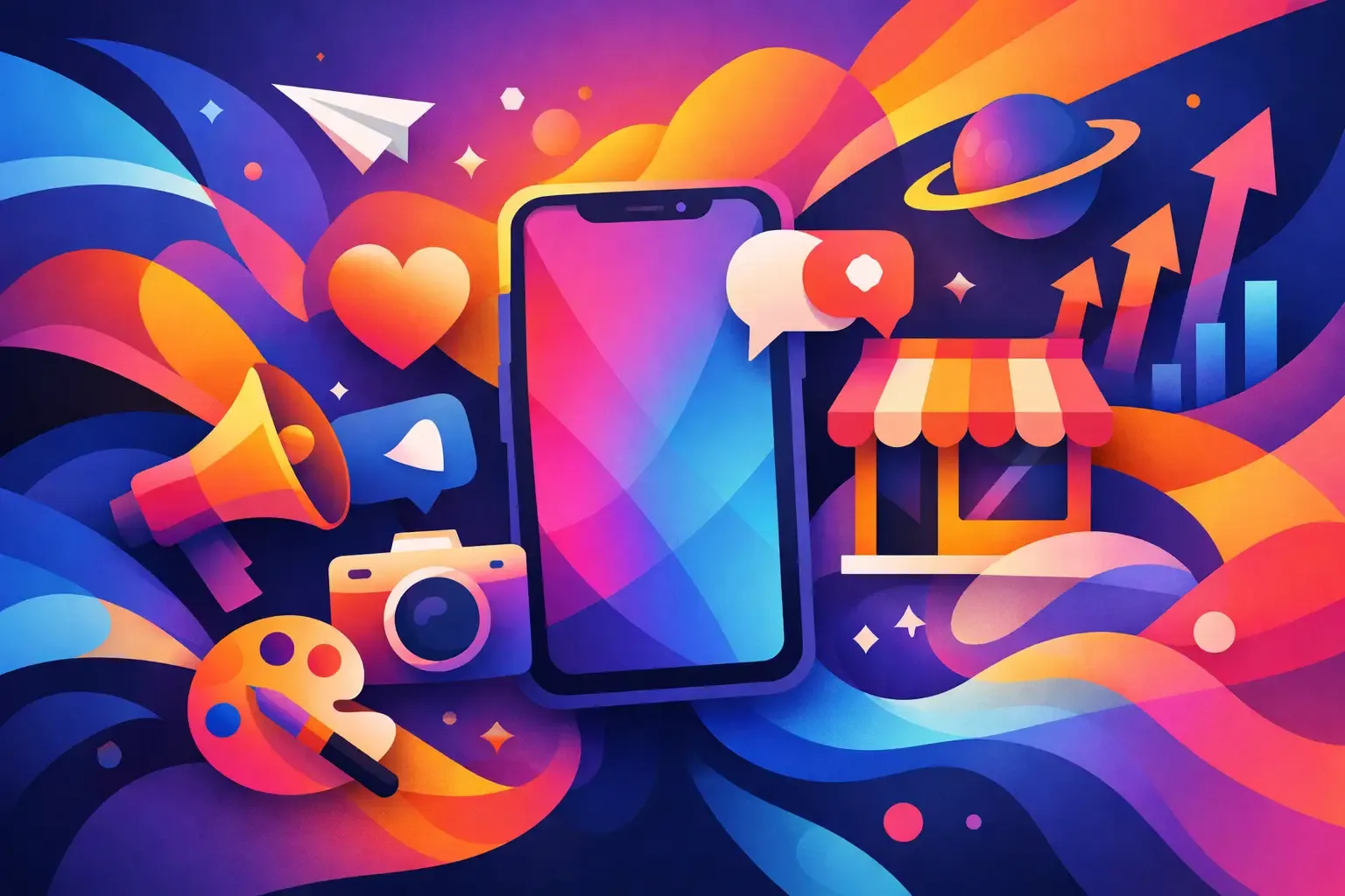 A social media branding kit for a small business
