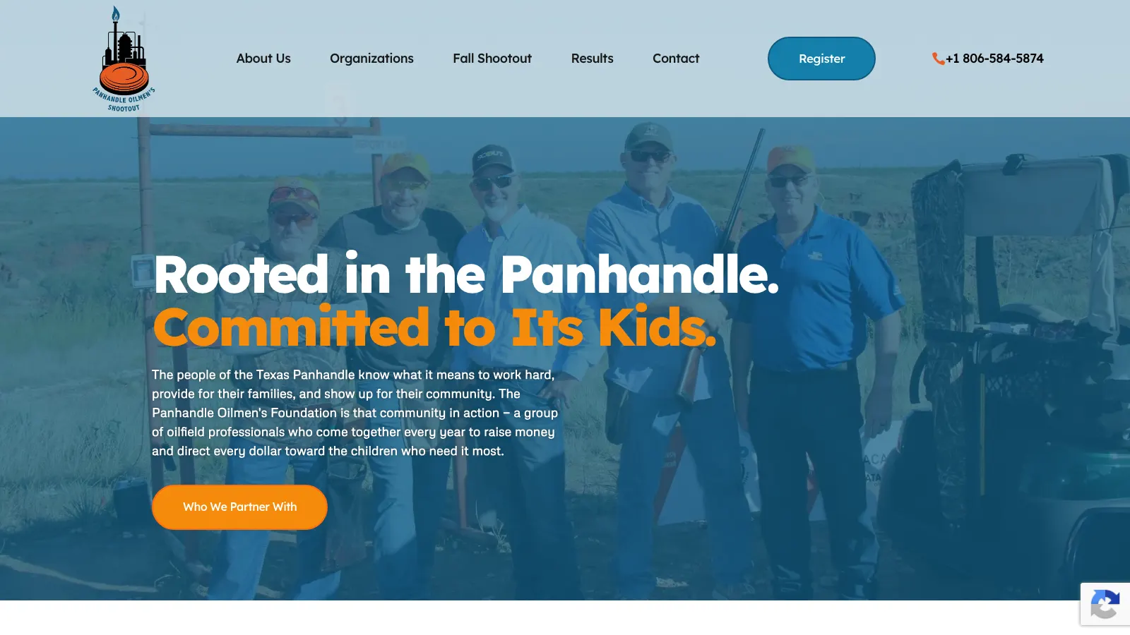 Panhandle Oilmens Foundation homepage, Rooted in the Panhandle Committed to Its Kids