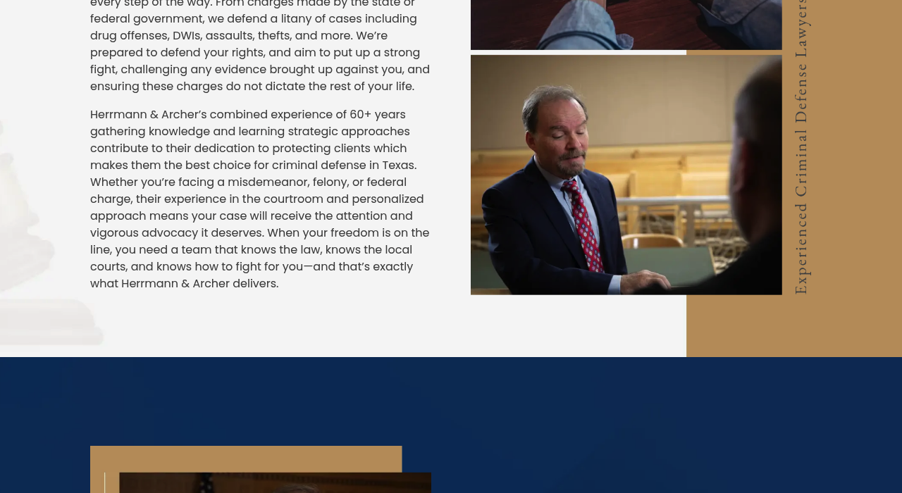 Herrmann & Archer lower page with attorney credentials and a contact form