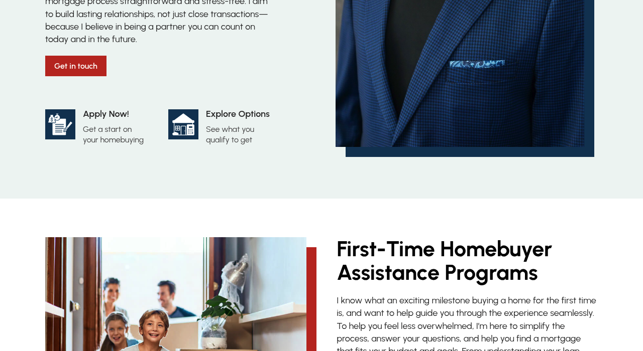 Loans by Gary services section outlining the loan programs offered