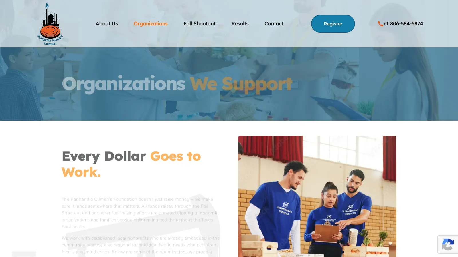 Organizations supported by the Panhandle Oilmens Foundation