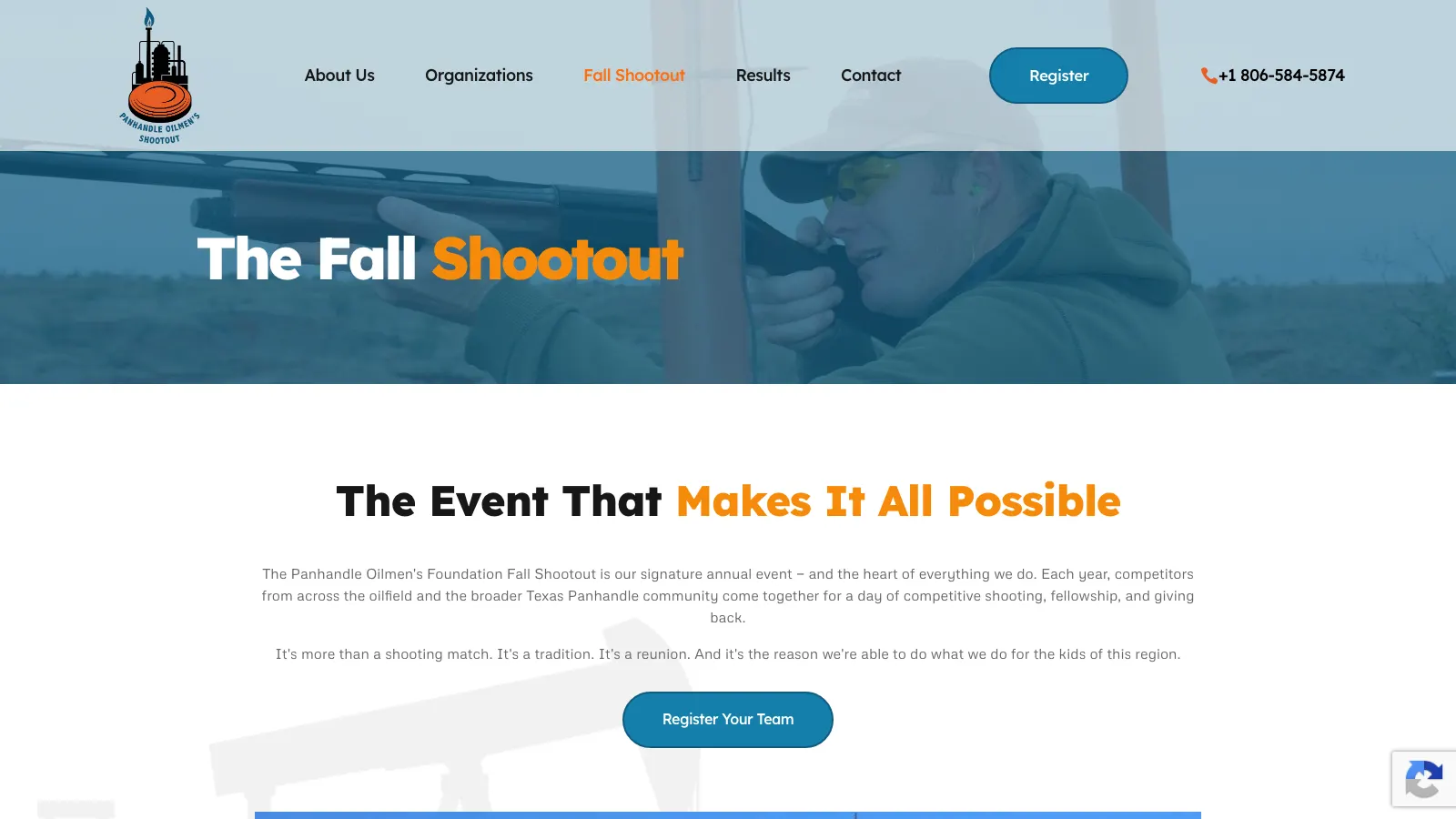 Panhandle Oilmens Foundation Fall Shootout event page