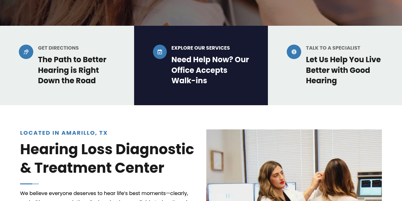 The Hearing Haven homepage, Amarillo's newest hearing-care practice built for easy booking